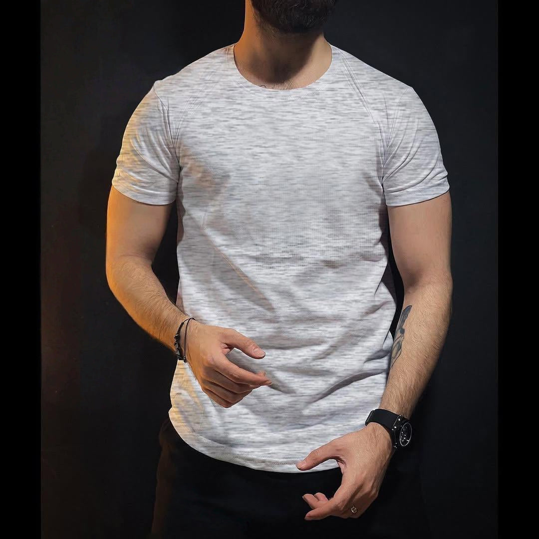 Men's Essential Crew Neck T-Shirt - Premium Cotton Fit AZ-2277