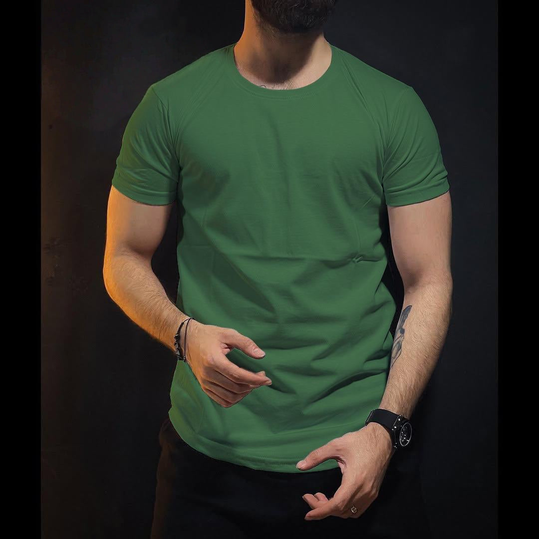 Men's Essential Crew Neck T-Shirt - Premium Cotton Fit AZ-2277