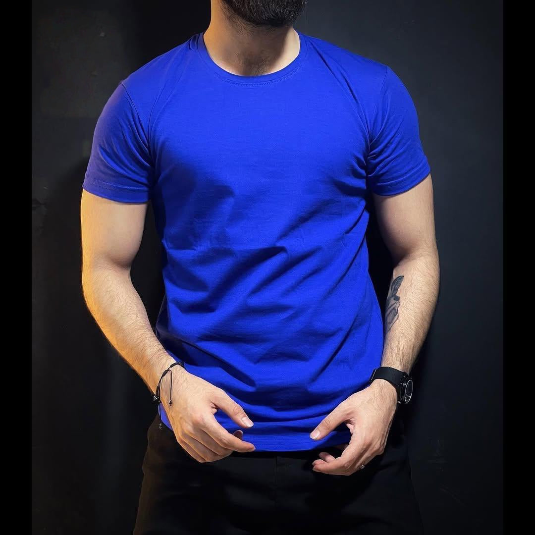 Men's Essential Crew Neck T-Shirt - Premium Cotton Fit AZ-2277